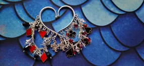 Red Queen Twisted Wonderland Ear cuffs