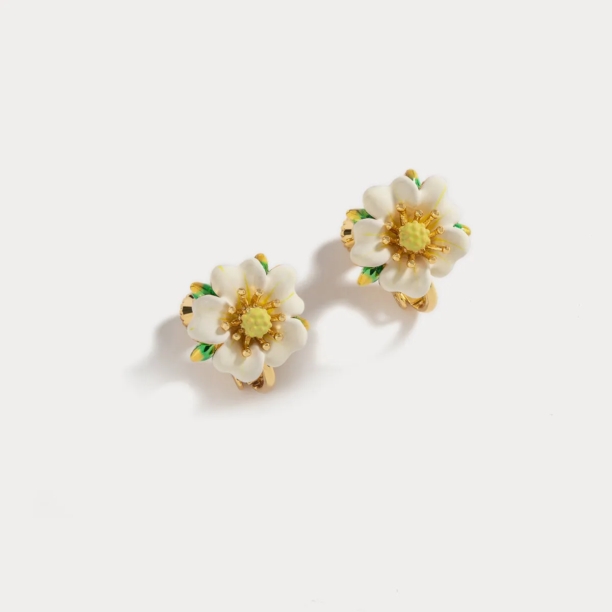 Strawberry Flower Earrings