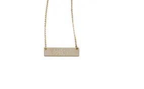 Thick Bar Necklace