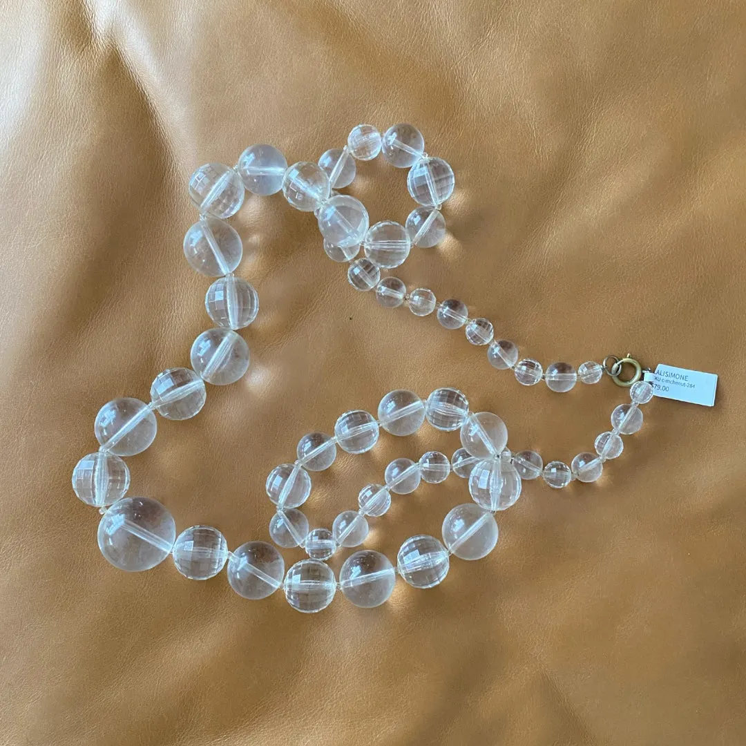 Translucent Beaded Necklace